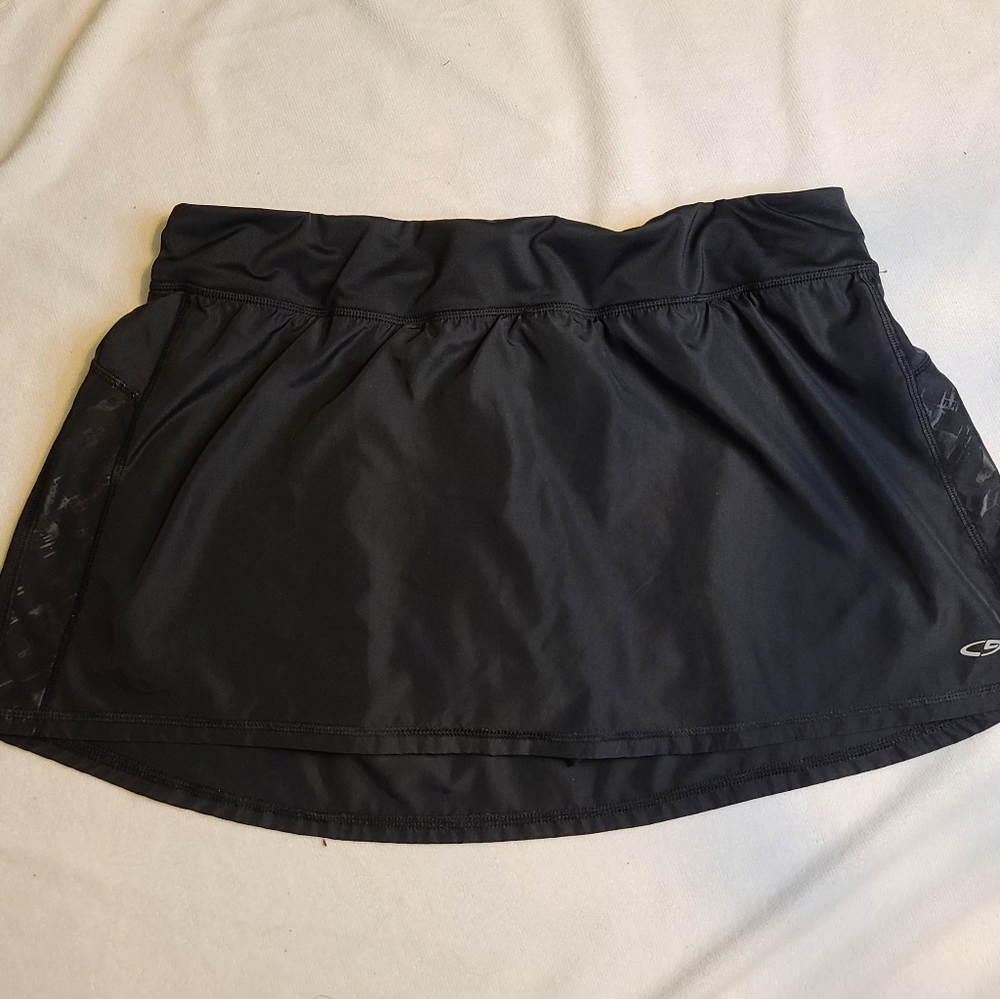 C9 by Champion black running tennis skirt